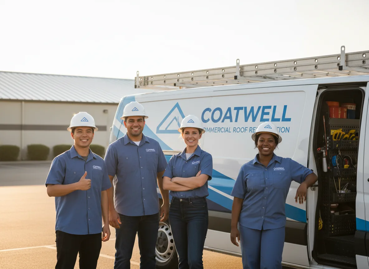 Commercial roof coating company in Cades, SC